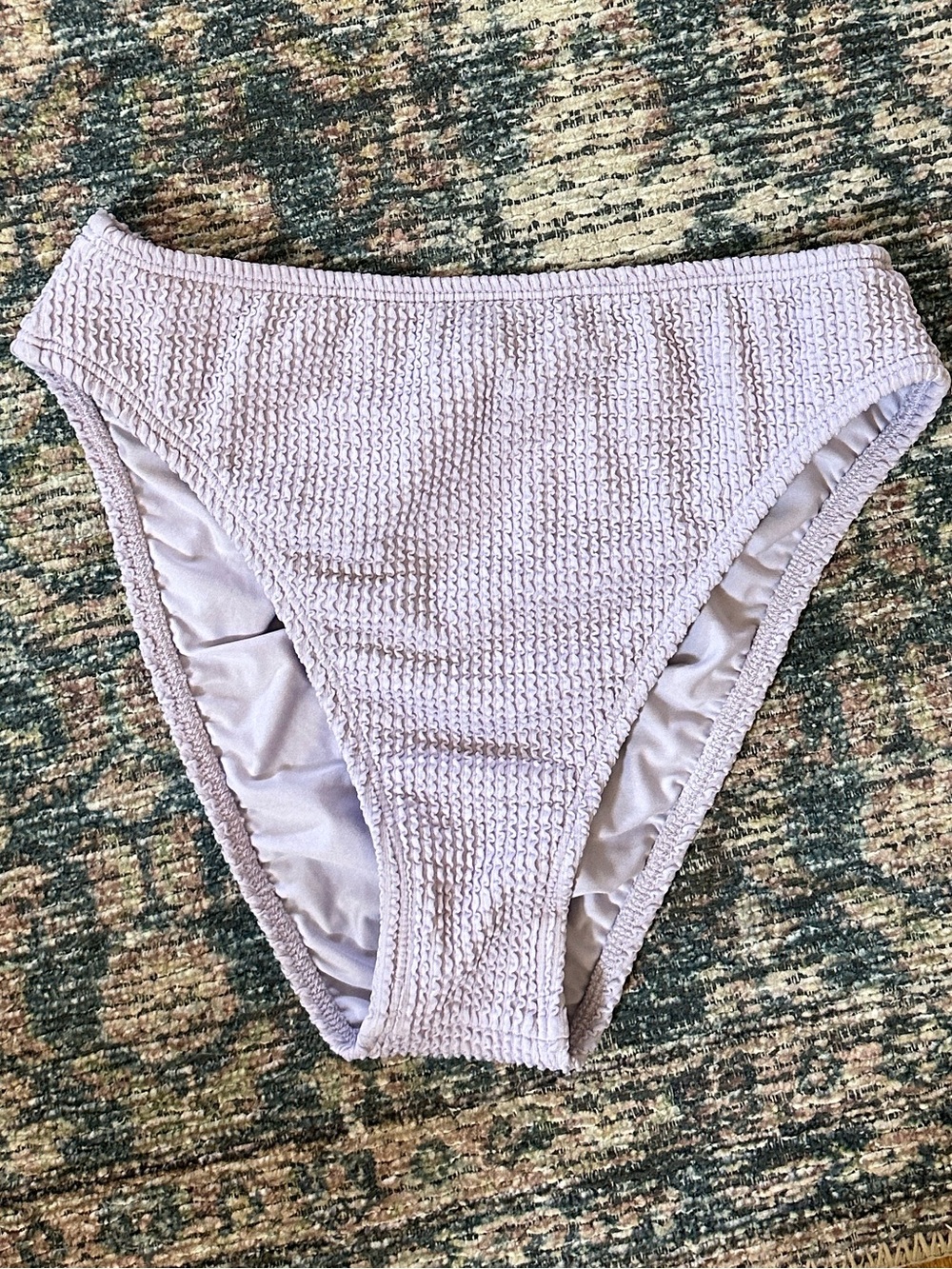 VIci Women’s Textured Lilac Bikini Bottoms